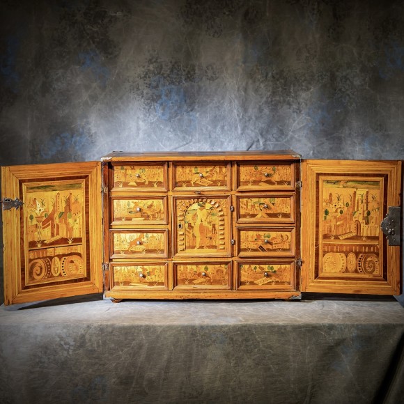 Cabinet décor de ruines fin XVI ème siècle 