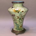 Vase décor japonisant Théodore Deck