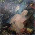 Violoniste  Fleurs et Oiseaux - Nelly Stulz