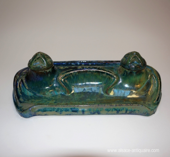 Inkwell in Grès de Rambervilliers