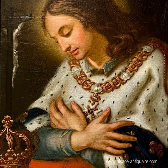Saint Louis by Joseph François Hohr Colmar 18th