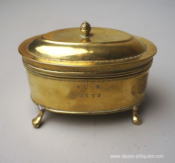 Brass box