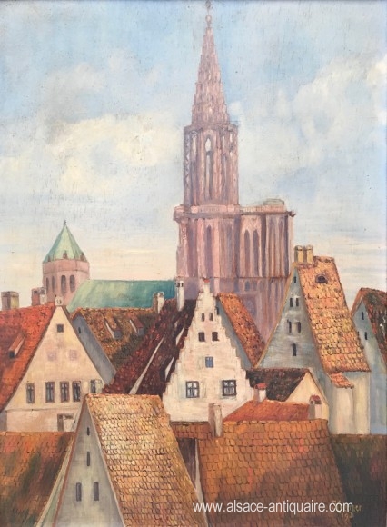 La Cathédrale et les toits de Strasbourg