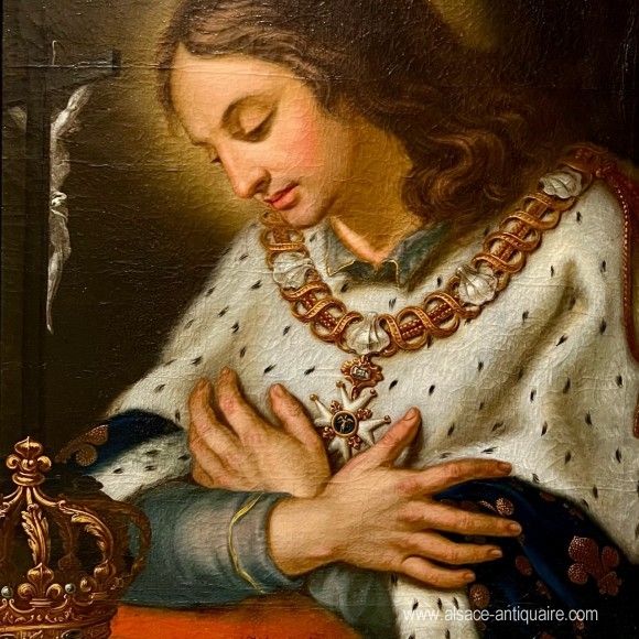 Saint Louis par Joseph François Hohr Colmar 18 ème