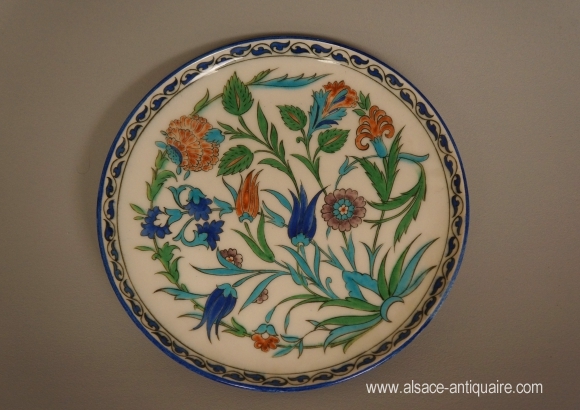 PLAT DECOR IZNIK SIGNE DECK