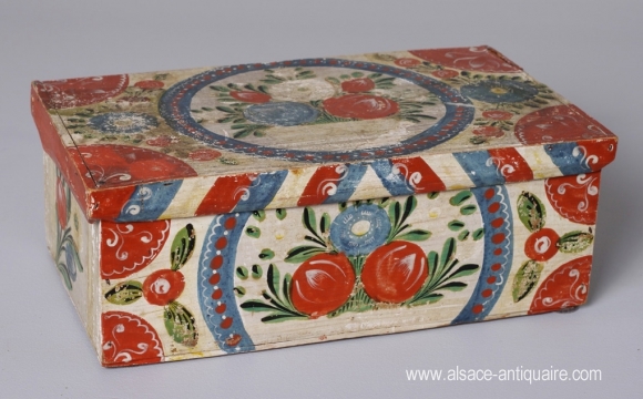 Coffret alsacien polychrome