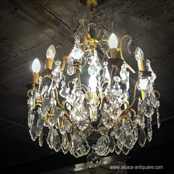 Lustre ancien cristal 