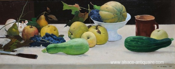 Composition aux fruits et courges