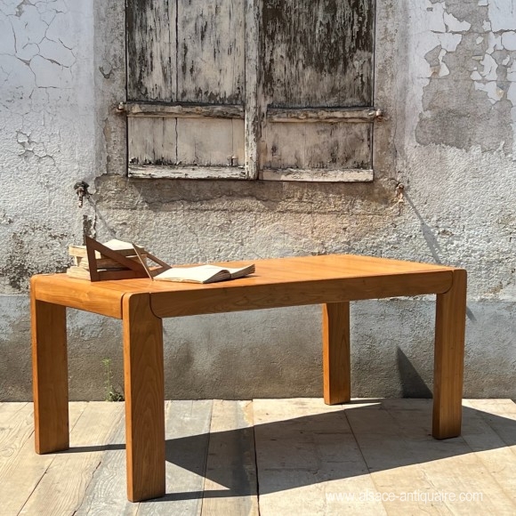 Table vintage extensible  3 rallonges années 1970