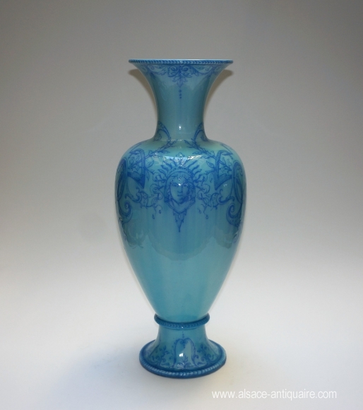 Grand vase bleu Deck